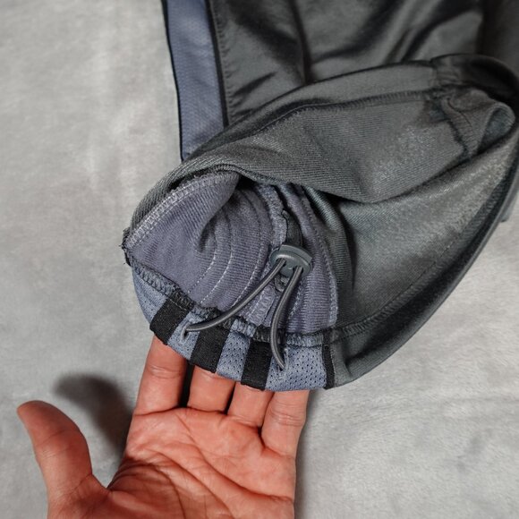 Adidas Track Pants Mens Medium 31” Baggy Fit Y2K Style Gray - Picture 4 of 16